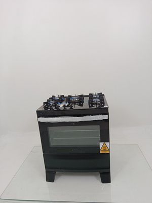 Fogao Atlas 5 Bocas Com Mesa De Vidro Agile Up - Preto