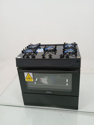 Fogao Itatiaia 5 Bocas Electra Glass Plus - Preto