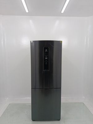 Geladeira Electrolux Ib7b Frost Free Inverter 490l Inverse - Black Inox Look