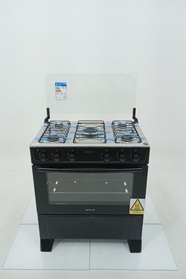 Fogao Atlas 5 Bocas Mesa De Acendimento Automatico - Preto