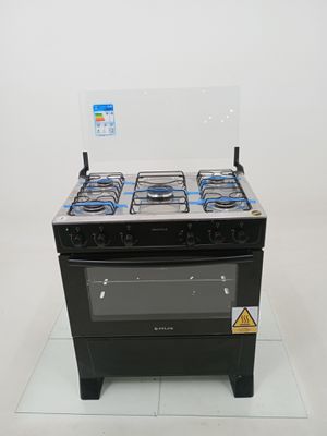 Fogao Atlas 5 Bocas Mesa De Acendimento Automatico - Preto