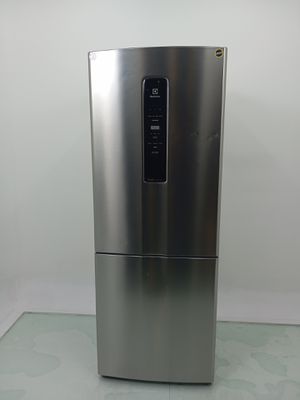 Geladeira Electrolux Ib7s Frost Free Inverter 490l Inverse - Inox Look