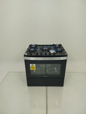 Fogao Itatiaia Itaglass Plus 5 Bocas Mesa De Vidro - Preto