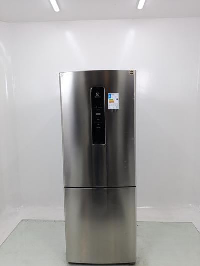 Geladeira Electrolux Ib7s Frost Free Inverter 490l Inverse - Inox Look