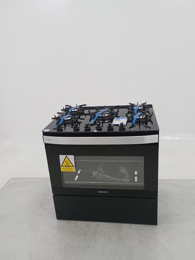 Fogao Itatiaia Itaglass Plus 5 Bocas Mesa De Vidro - Preto