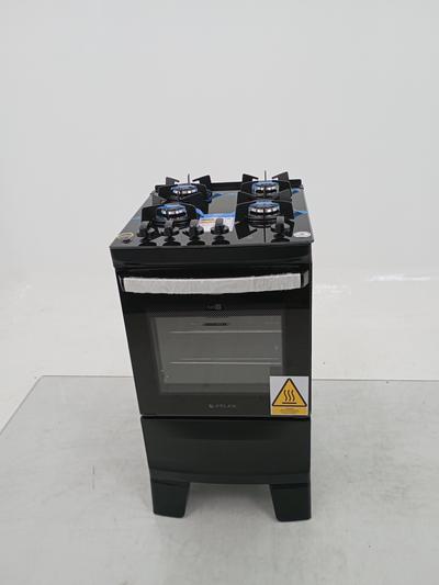 Fogao Atlas Fogao Gas 4q Agile Glass Pto 25 - Preto