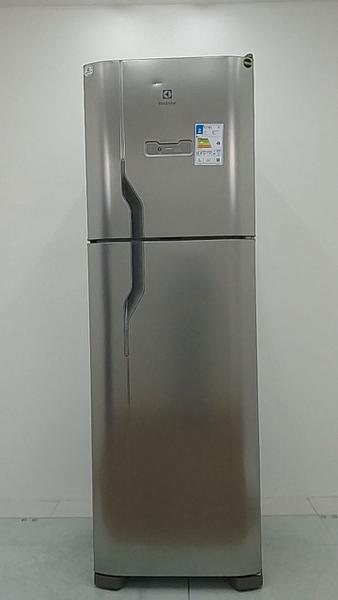 Geladeira Electrolux Dfx44 Frost Free 400l Efficient Turbo Freezer Duplex - Inox