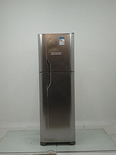 Geladeira Electrolux Dfx44 Frost Free 400l Efficient Turbo Freezer Duplex - Inox