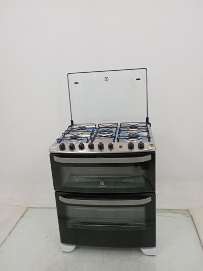 Fogao Electrolux 76dba 5 Bocas Duplo Forno Mesa Inox - Branco