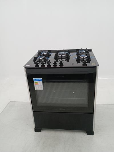 Fogao Dako 5 Bocas Mesa De Vidro Magister - Preto