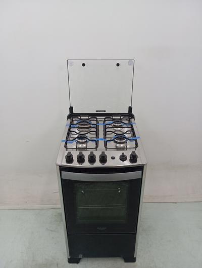 Fogao Atlas Fogao Gas 4q Magister Inox Grill Pto