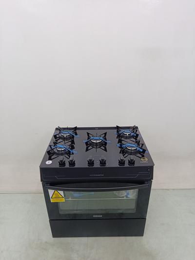 Fogao Itatiaia 5 Bocas Electra Glass Plus - Preto
