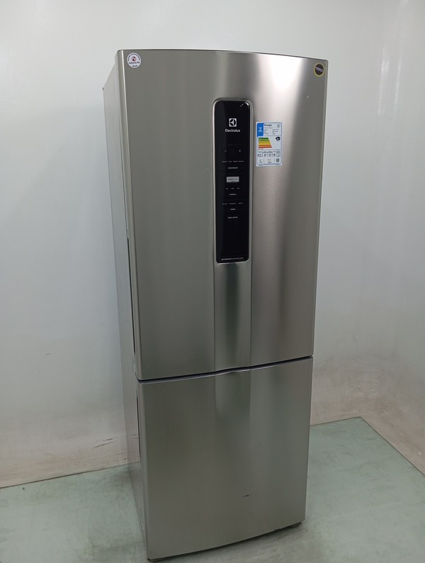 Geladeira Electrolux Ib7s Frost Free Inverter 490l Inverse - Inox Look