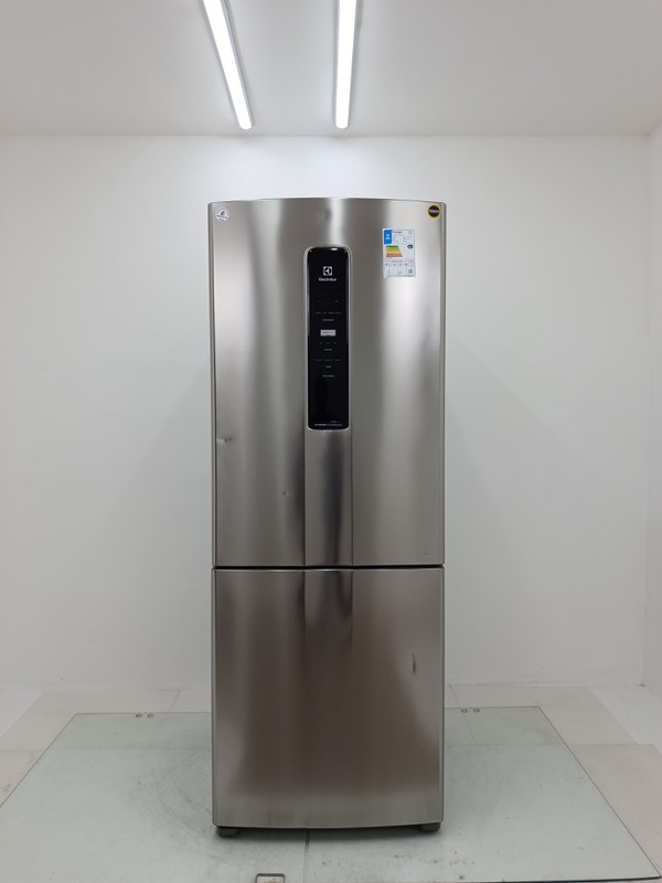 Geladeira Electrolux Ib7s Frost Free Inverter 490l Inverse - Inox Look