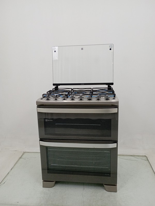 Fogao Electrolux Fe5dc 5 Bocas Duplo Forno Perfect Cook - Cinza
