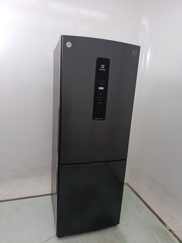Geladeira Electrolux Ib7b Frost Free Inverter 490l Inverse - Black Inox Look