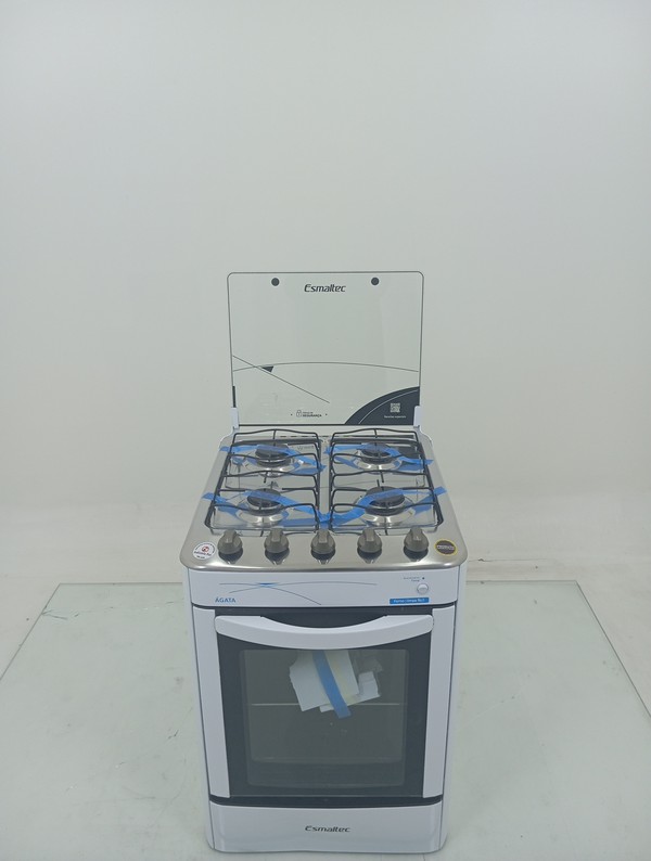Fogao Esmaltec Agata A Gas C/ Acendimento Automatico Super E Chama 4 Bocas - Branco