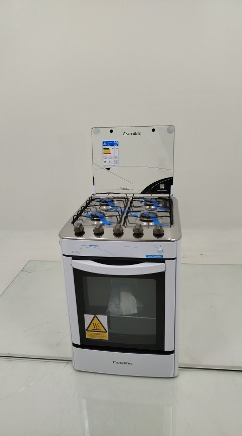Fogao Esmaltec Agata A Gas C/ Acendimento Automatico Super E Chama 4 Bocas - Branco
