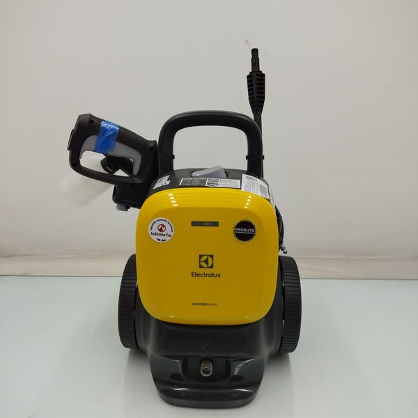 Lavadora De Alta Pressao Electrolux Ews1800 1800psi 1450w Powerwash Aplicador Detergente - Preto/amarelo