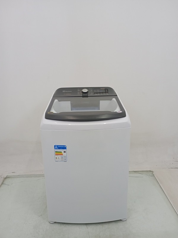 Lavadora Electrolux Lec15 15kg Premium Care Com Cesto Inox - Branco