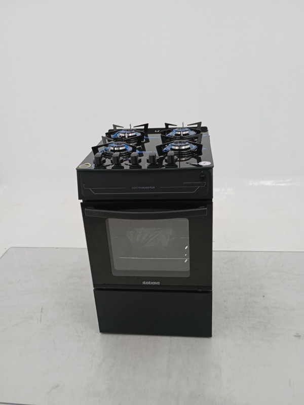 Fogao Itatiaia Electra Glass Plus 4q Pto - Preto