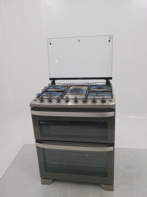 Fogao Electrolux Fe5dc 5 Bocas Duplo Forno Perfect Cook - Cinza