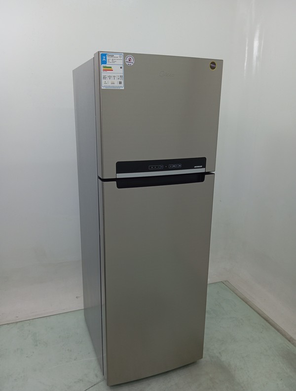 Geladeira Midea Rt533 Midea 394l Duplex Inverter - Inox