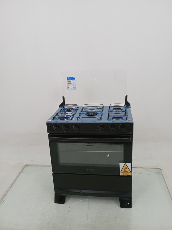 Fogao Atlas Fogao Gas 5q Monaco Plus Pto 25 - Preto