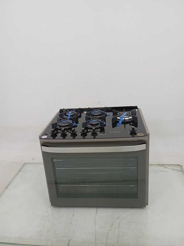 Fogao Electrolux De Embutir 05 Bocas Experience Com Mesa Vidro E Grill Fe5eg - 