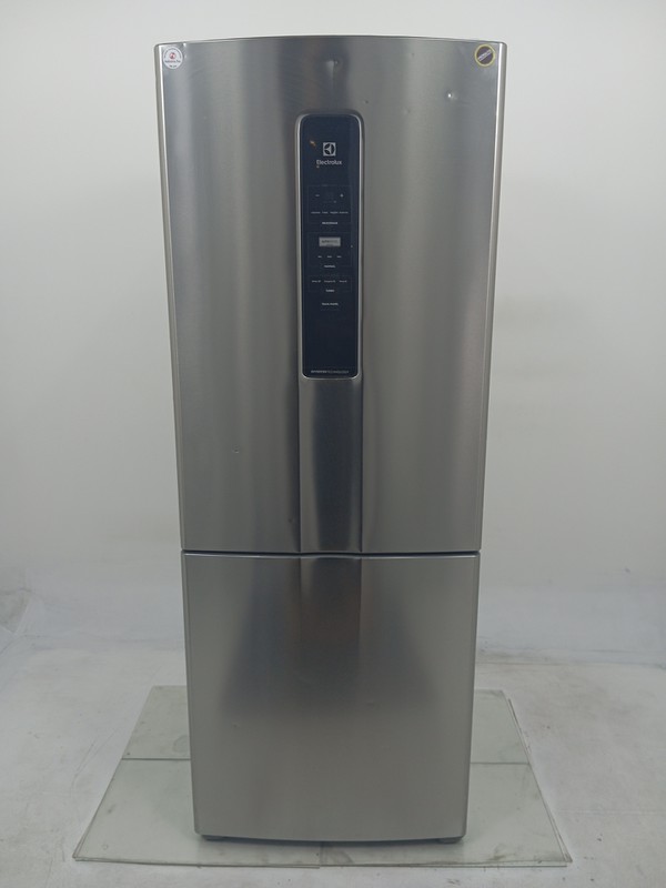 Geladeira Electrolux Ib7s Frost Free Inverter 490l Inverse - Inox Look
