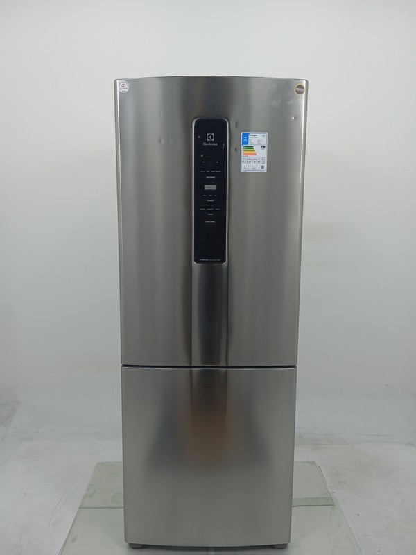 Geladeira Electrolux Ib7s Frost Free Inverter 490l Inverse - Inox Look