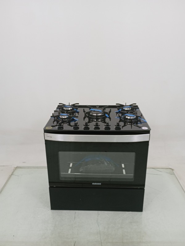 Fogao Itatiaia Itaglass Plus 5 Bocas Mesa De Vidro - Preto