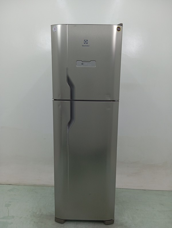 Geladeira Electrolux Dfx44 Frost Free 400l Efficient Turbo Freezer Duplex - Inox