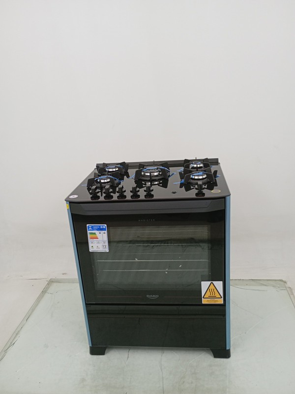 Fogao Dako 5 Bocas Mesa De Vidro Magister - Preto