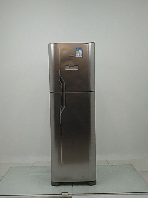 Geladeira Electrolux Dfx44 Frost Free 400l Efficient Turbo Freezer Duplex - Inox